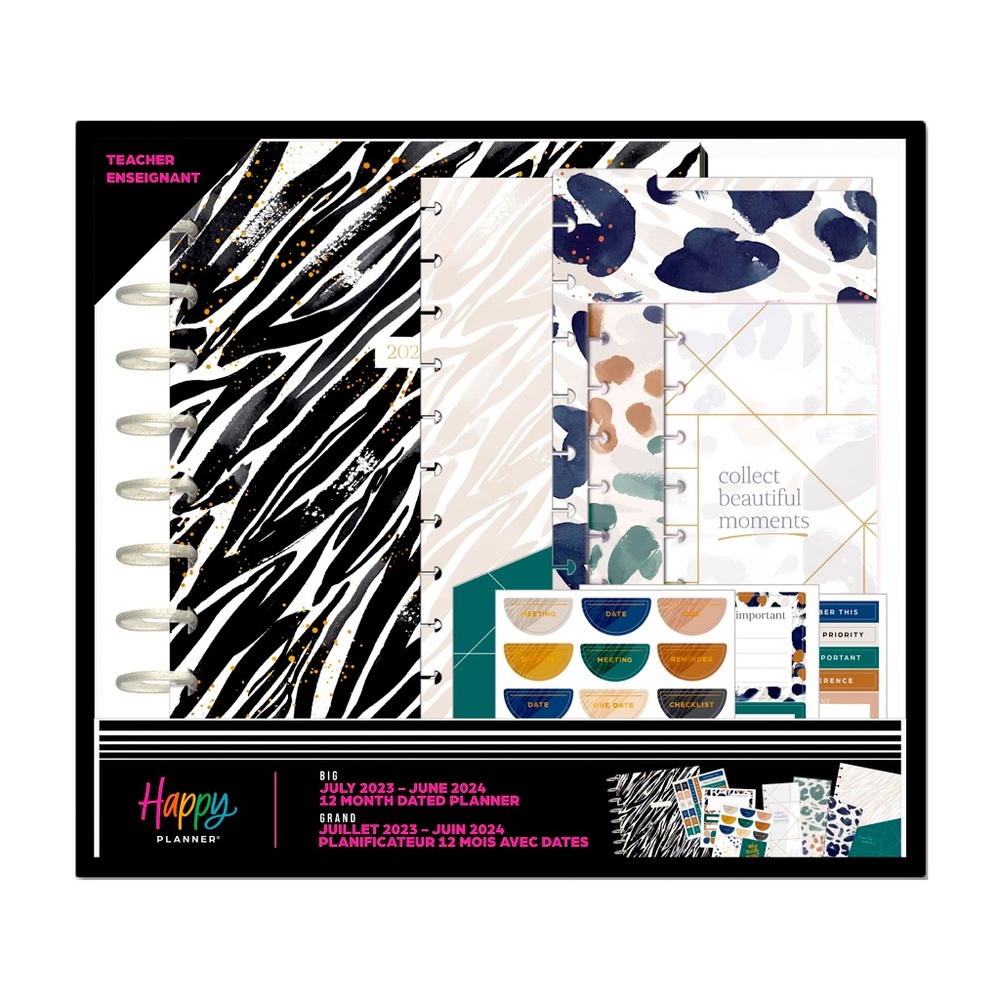 Happy Planner Big 2023 Teacher Accessories & 12 Month Planner